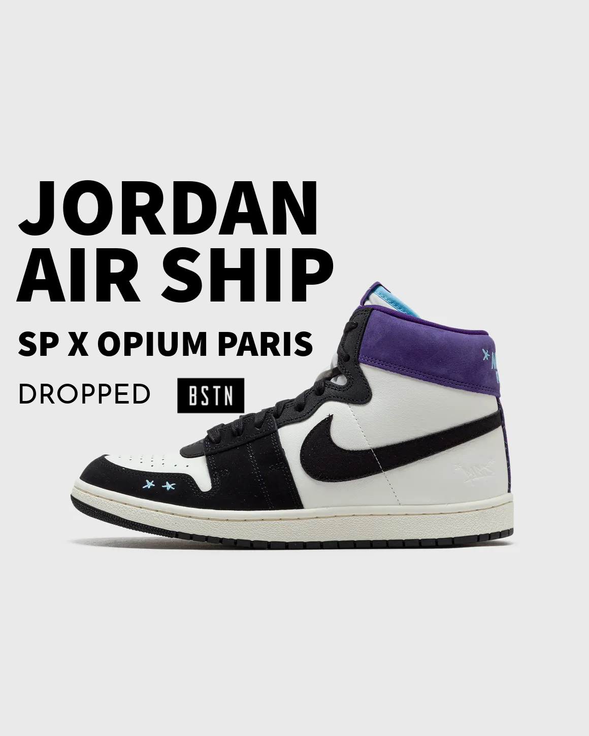 JORDAN AIR SHIP SP X OPIUM PARIS